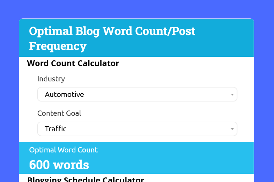 Blogging for SEO Tool